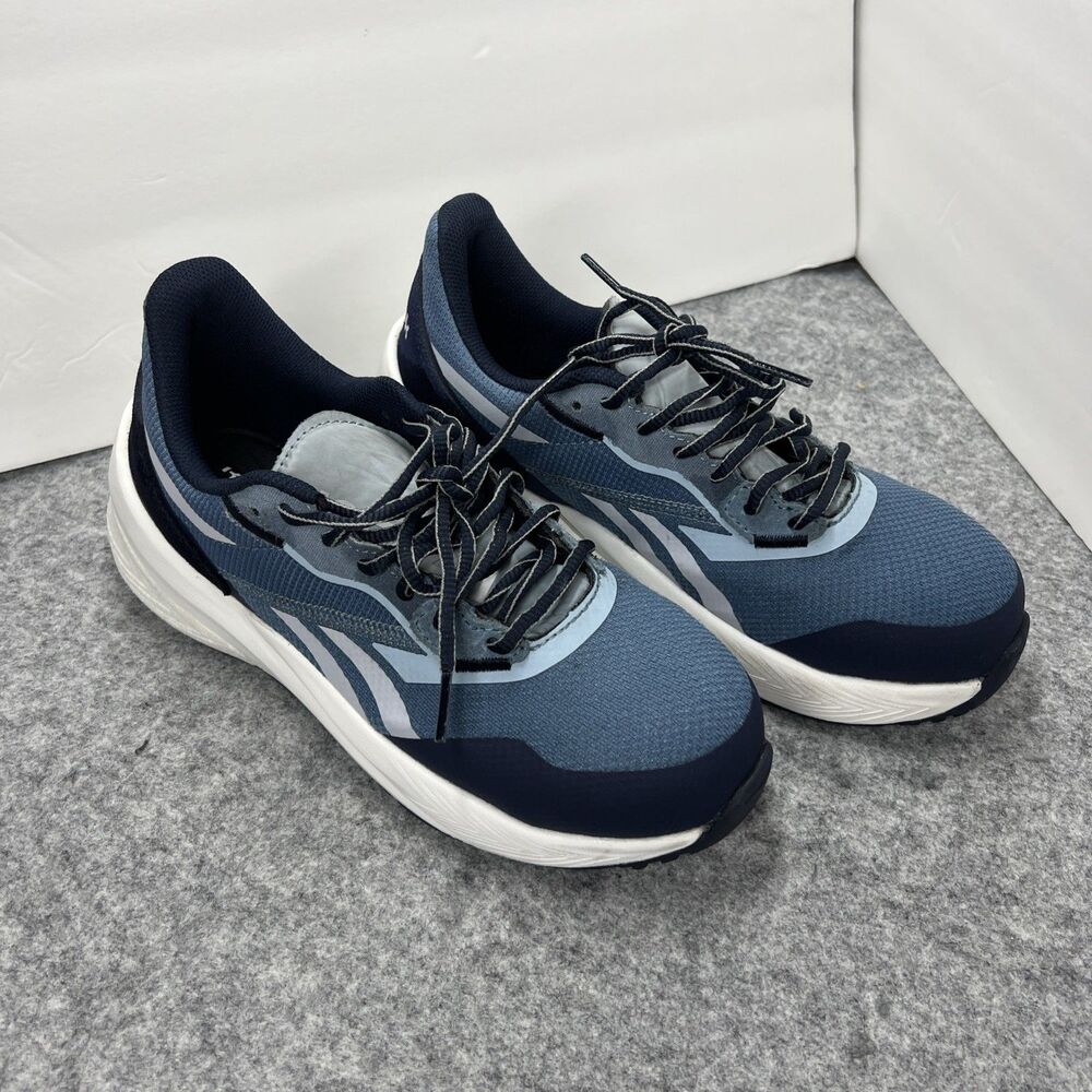 Reebok Womens Floatride Energy Shoes Composite Toe Blue White Sneakers Size 7.5W